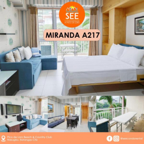 Miranda 217A at Pico de Loro Beach and Country Club by SEE Condominiums, Nasugbu